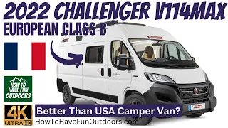 European Class B! 2022 Challenger V114 MAX Camper Van Walkthrough