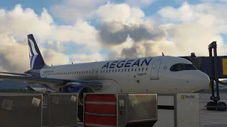 MSFS | Vienna to Athens | Aegean Airlines | A320neo - Part 1