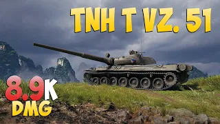 TNH T Vz. 51 - 3 Kills 8.9K DMG - Red! - World Of Tanks