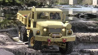 Cross RC HC6 | US Army 6x6 Relaxing Rock Crawling & Sounds of Nature