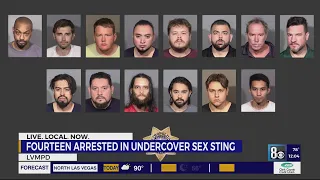 14 accused child sex predators, including federal agent, arrested in Las Vegas undercover sting