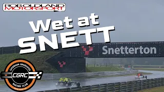 Wet Race Meeting At Snetterton and I Marshal For The First Time