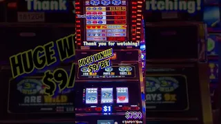 Huge Win on Triple Jackpot Gems at $9/bet #casino #hugewin #slots #fun #pechanga