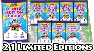 MATCH ATTAX EXTRA 2022/23 Opening 7 Limited Edition Packs (Can We Find ALL GOLD LIMITED EDITIONS?)