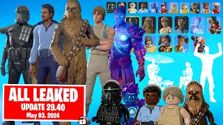 ALL New & LEAKED Skins, Emotes, Items Fortnite Update 29.40: Star Wars Chewbacca, AWR Trooper, Lando