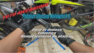 🛠️COMMENT DEMONTER ET ENTRETENIR SON PEDALIER SHIMANO HOLLOWTECH II🛠️