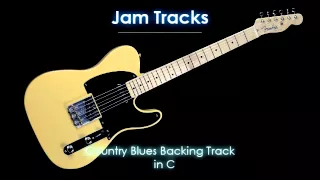 Country Blues Guitar Backing Track (C)