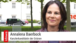 Kanzlerkandidatin Annalena Baerbock auf Wahlkampftour in Passau