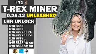 T-REX MINER 0.25.12 LHR UNLOCK | 3060 LHR, 3060 TI LHR, 3070 LHR, 3070 TI LHR, 3080 LHR