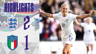 England 2-1 Italy | Rachel Daly Brace Makes It Two Wins From Two! | Highlights