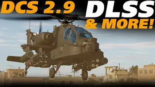 Nvidia DLSS IS FINALLY HERE!  DCS World 2.9 Update Graphics Settings!