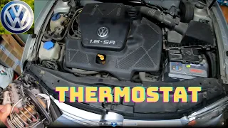 Volkswagen Golf IV,changed thermostats and water dispenser VW Golf 4 1.6 ,Thermostate , VW-AUDI ,HD