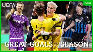 #UECL Great Goals of the Season | Beltrán, Grønbæk, Skov Olsen