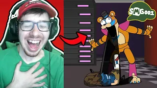 5 AM at Freddy's: Superstar Edition (Piemations) Reaction! | FREDDY THROWS UP GREGORY!!! | SMG001