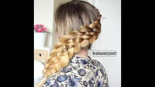 Diagonal 5 Strand Braid | Braidsandstyles12