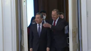 Russian FM Sergei Lavrov meets China's top diplomat Wang Yi | AFP