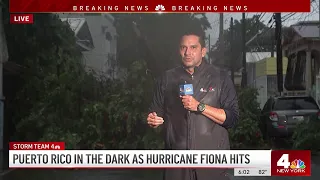 Fiona Devastates Puerto Rico, With Total Blackout and Up to 30 Inches of Rain | NBC New York