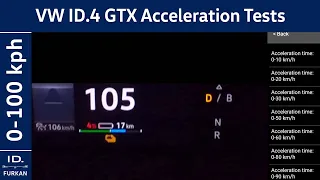 VW ID.4 GTX 0-100 KPH Acceleration Tests