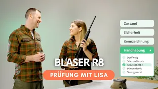 Waffenhandhabung an der Blaser R8 (Geradezugrepetierer) - Sicher zur Jägerprüfung