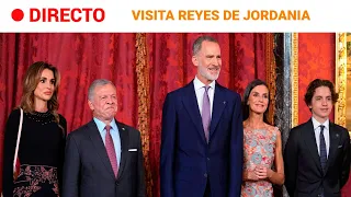 REY: FELIPE VI y LETIZIA, almuerzo con los REYES de JORDANIA en el PALACIO REAL | RTVE