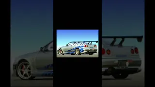 paul walker nissan skyline R34 in drift max pro