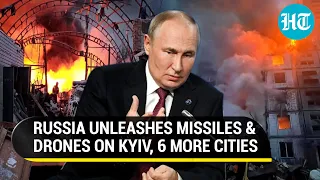 Russia's mass attack on Ukraine; Kyiv pounded with Tu-95 bombers, 21 missiles & drones | Watch