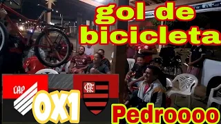 #react Atlético PR 0x1#flamengo / golaço de bicicleta de Pedro. Copa do Brasil.