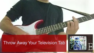 Red Hot Chili Peppers - Throw Away Your Television (TAB)