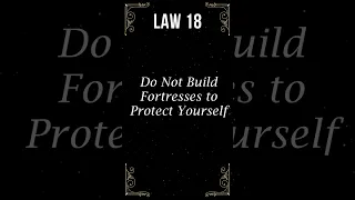 The 48 Laws of Power - Part 6 #shorts