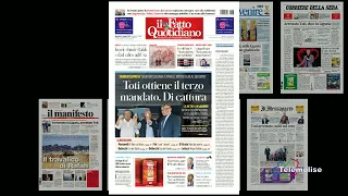 Rassegna Stampa Telemolise 08 05 2024