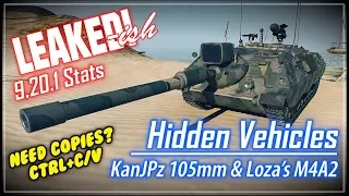 LEAKED!-ish 9.20.1 Hidden Vehicles || World of Tanks