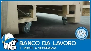 Banco da lavoro ::: Ruote a scomparsa