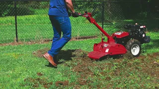 How To Break Ground With a Troy-Bilt Tiller in Silt