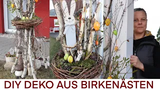 🌟DIY: DEKO aus Birkenästen, Skandinavische Frühlingsdeko günstig für Eingangsbereich Osterdeko
