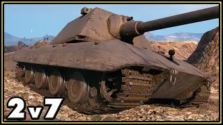 E-100 - 10 Kills - 2 vs 7 - World of Tanks Gameplay