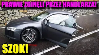 Rodzinna prawie STRACIŁA ŻYCIE, przez HANDLARZA PATOLA!!! patologia autohandli oczami widza!