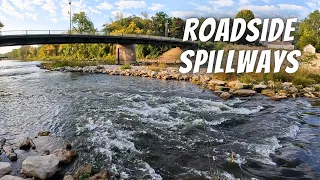 Exploring Roadside Spillways to Catch Whatever Will Bite
