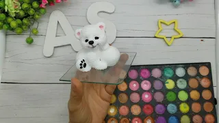 Polymer clay polar bear. Polymer clay: tutorial on sculpting figurine polar bear