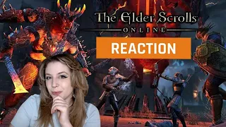 My reaction to Elder Scrolls Online Official Waking Flame Gameplay Trailer | GAMEDAME REACTS