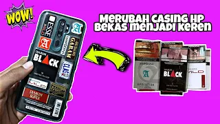 Membuat Case Hp Bekas Jadi Keren Lagi Pakai Bungkus Rokok Bekas | Ide Kreatif