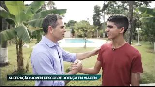 André Tal entrevista adolescente que luta contra síndrome da Gillain Barré