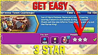 COC Get Easy 3Star in Inferno Town Challenge  Gameplay - Clash Of Clan