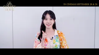 [IU] IU CONCERT : The Golden Hour - A special message from IU