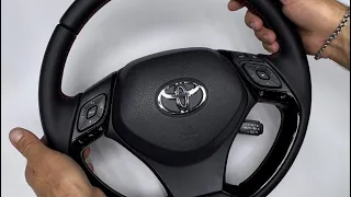 Toyota C-HR 2017 снятие подушки безопасности водителя.