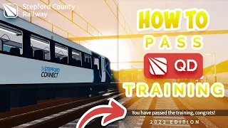 How to pass qualified driving training [2023 EDITION] | Roblox Stepford County Railway