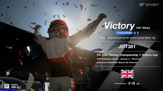 JOT381 GRAN TURISMO SPORT 050119 MONZA NC MAZDA 787B Gr1 2nd to 1st ONLINE RACE 11 LAPS 1027th WIN