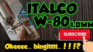 Review Spraygun ITALCO W80 Japan Series 1.0mm Lembutnya Bikin Nagih Lurr