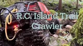 Axial Scx6 Honcho crawling trails at Benson Creek.