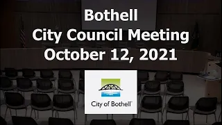 Bothell City Council Meeting - October 12, 2021