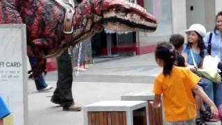 Dinosaur in Melbourne Harbour Town